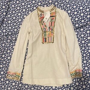 Tory Burch NWT Embellished Tory Tunic